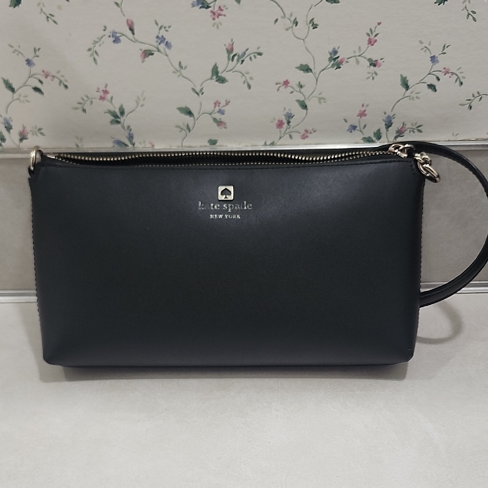 Kate Spade Black Leather Shoulder Bag #5